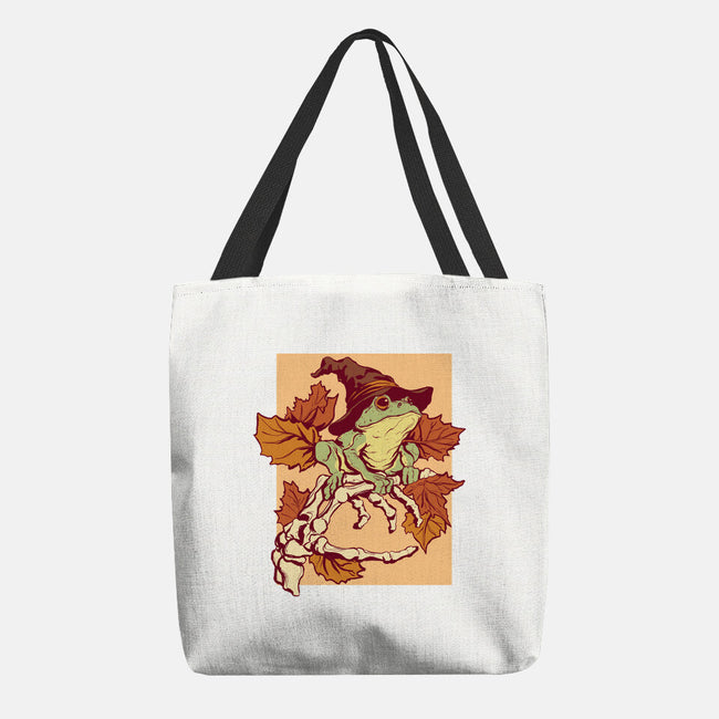 Witchy Frog-None-Basic Tote-Bag-fanfabio