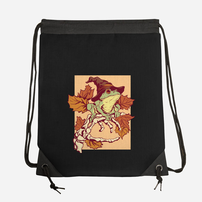 Witchy Frog-None-Drawstring-Bag-fanfabio