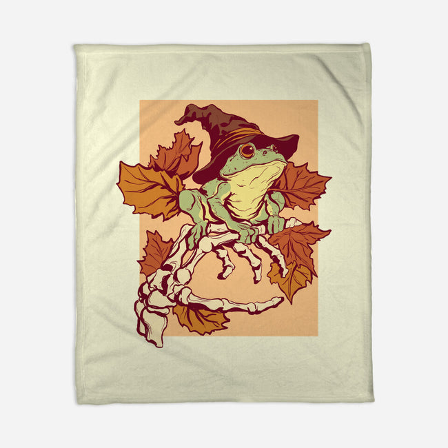 Witchy Frog-None-Fleece-Blanket-fanfabio