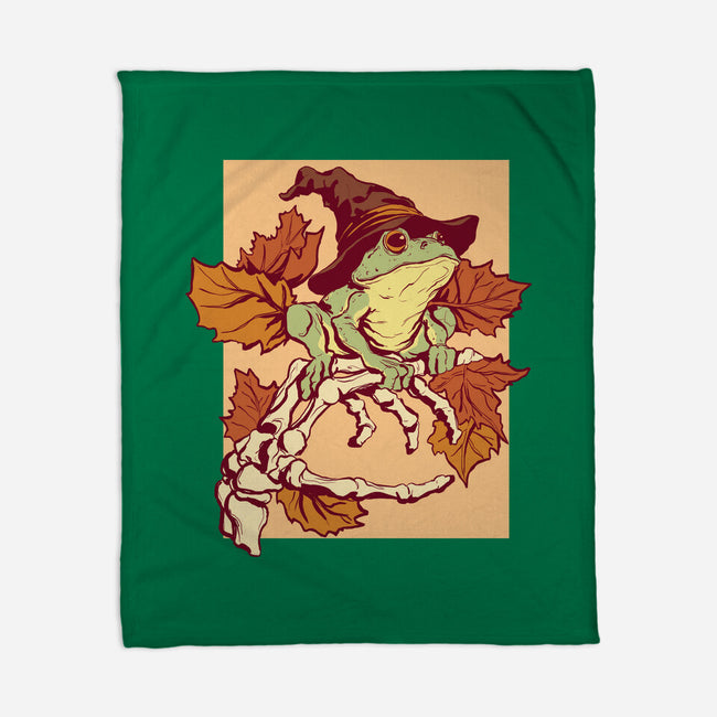 Witchy Frog-None-Fleece-Blanket-fanfabio