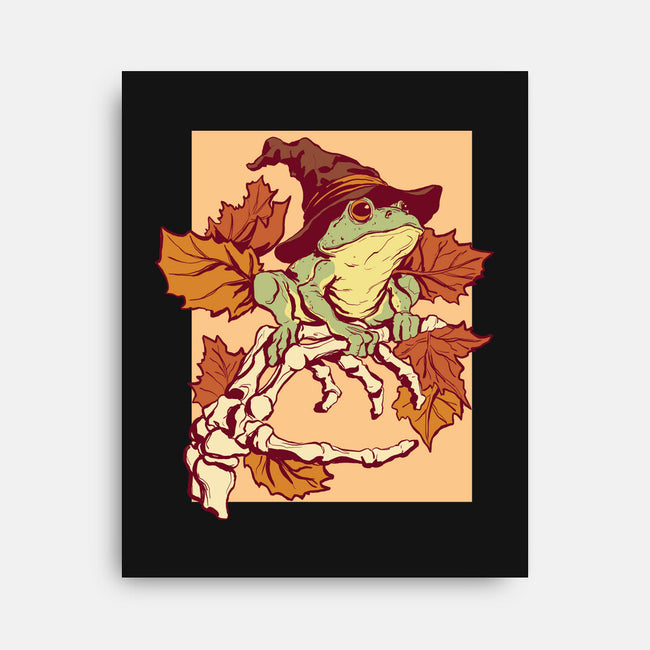 Witchy Frog-None-Stretched-Canvas-fanfabio