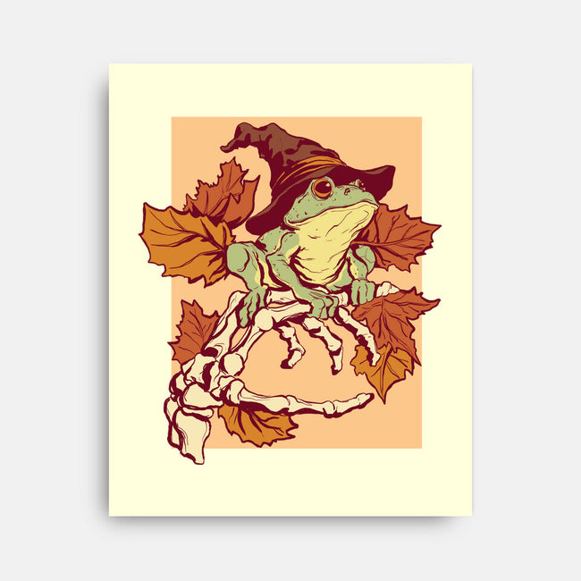 Witchy Frog-None-Stretched-Canvas-fanfabio