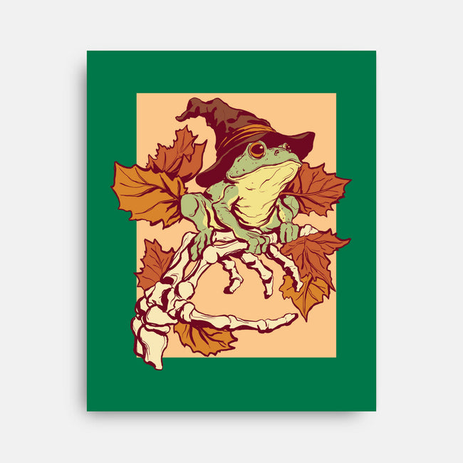 Witchy Frog-None-Stretched-Canvas-fanfabio