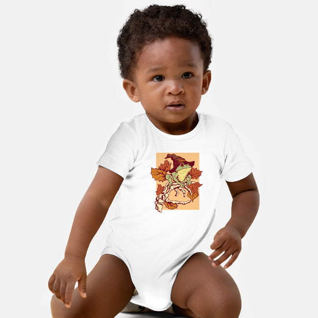 Witchy Frog-Baby-Basic-Onesie-fanfabio