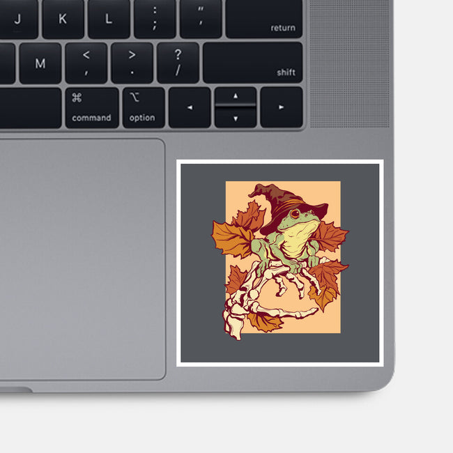 Witchy Frog-None-Glossy-Sticker-fanfabio