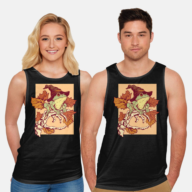 Witchy Frog-Unisex-Basic-Tank-fanfabio