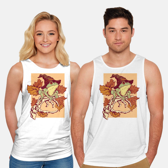 Witchy Frog-Unisex-Basic-Tank-fanfabio