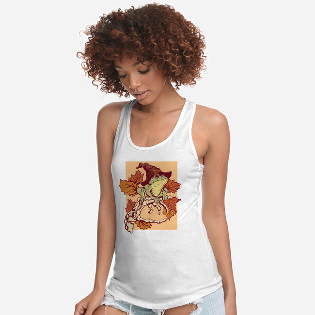 Witchy Frog-Womens-Racerback-Tank-fanfabio