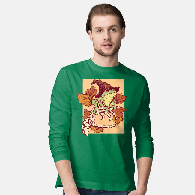 Witchy Frog-Mens-Long Sleeved-Tee-fanfabio