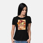 Witchy Frog-Womens-Basic-Tee-fanfabio