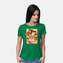 Witchy Frog-Womens-Basic-Tee-fanfabio