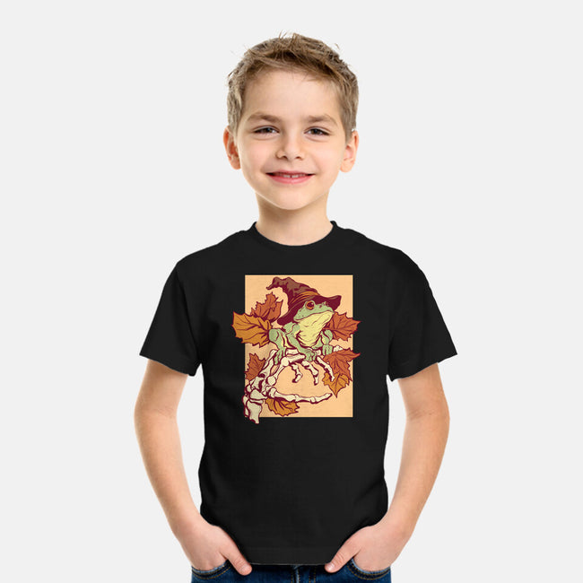 Witchy Frog-Youth-Basic-Tee-fanfabio