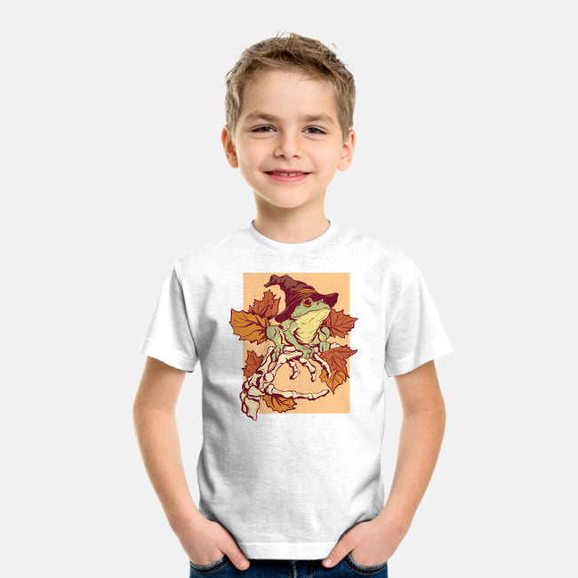 Witchy Frog-Youth-Basic-Tee-fanfabio