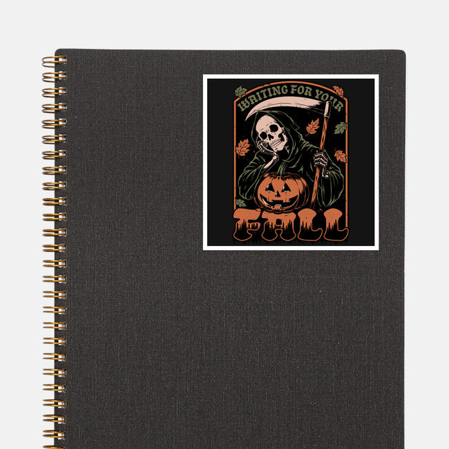 Grim Reaper Autumn-None-Glossy-Sticker-Studio Mootant
