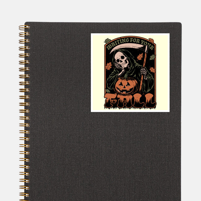 Grim Reaper Autumn-None-Glossy-Sticker-Studio Mootant