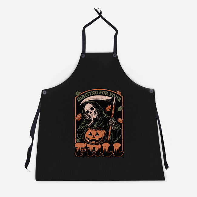 Grim Reaper Autumn-Unisex-Kitchen-Apron-Studio Mootant
