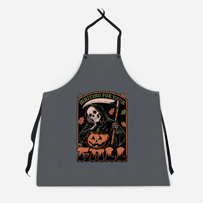 Grim Reaper Autumn-Unisex-Kitchen-Apron-Studio Mootant