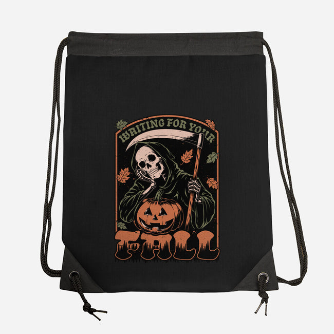 Grim Reaper Autumn-None-Drawstring-Bag-Studio Mootant