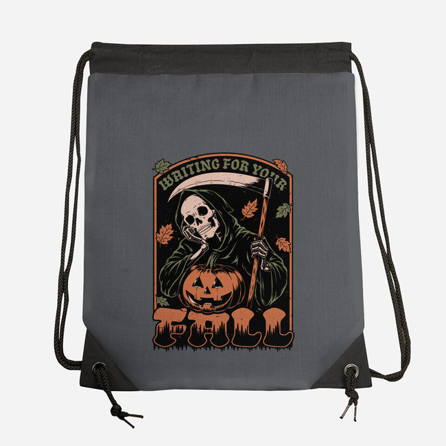 Grim Reaper Autumn-None-Drawstring-Bag-Studio Mootant