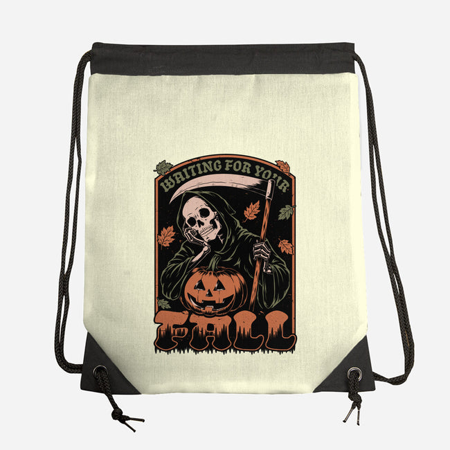 Grim Reaper Autumn-None-Drawstring-Bag-Studio Mootant