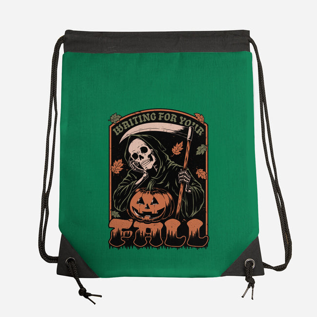 Grim Reaper Autumn-None-Drawstring-Bag-Studio Mootant