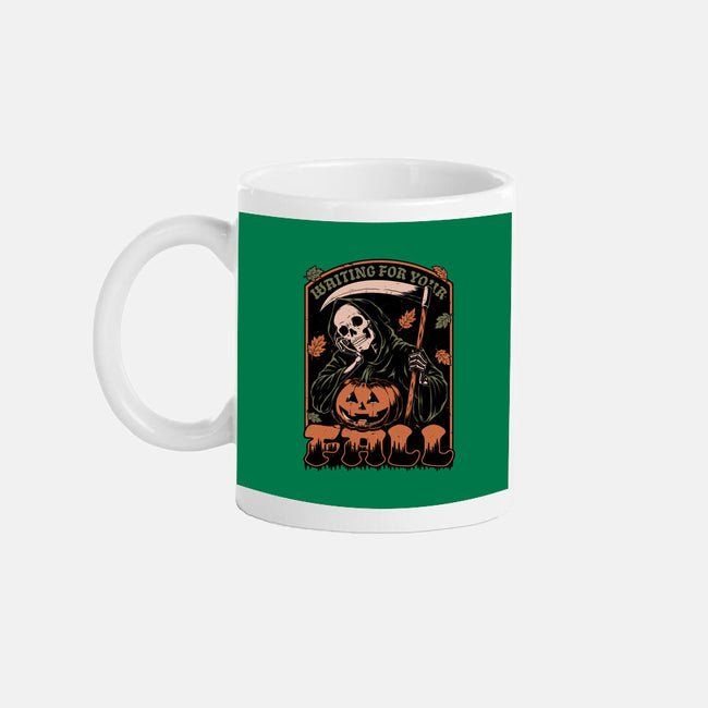 Grim Reaper Autumn-None-Mug-Drinkware-Studio Mootant