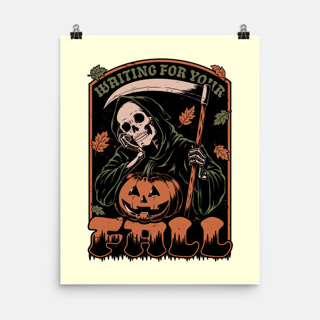 Grim Reaper Autumn-None-Matte-Poster-Studio Mootant