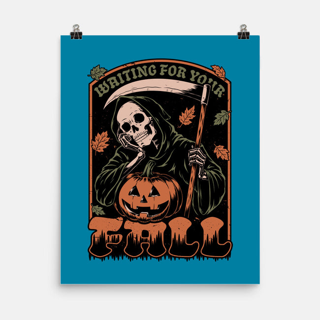 Grim Reaper Autumn-None-Matte-Poster-Studio Mootant