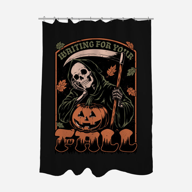 Grim Reaper Autumn-None-Polyester-Shower Curtain-Studio Mootant