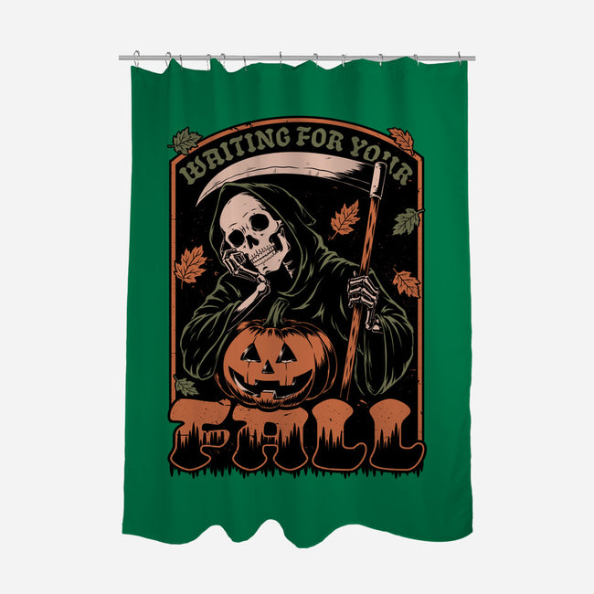Grim Reaper Autumn-None-Polyester-Shower Curtain-Studio Mootant