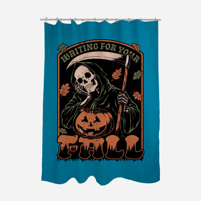 Grim Reaper Autumn-None-Polyester-Shower Curtain-Studio Mootant