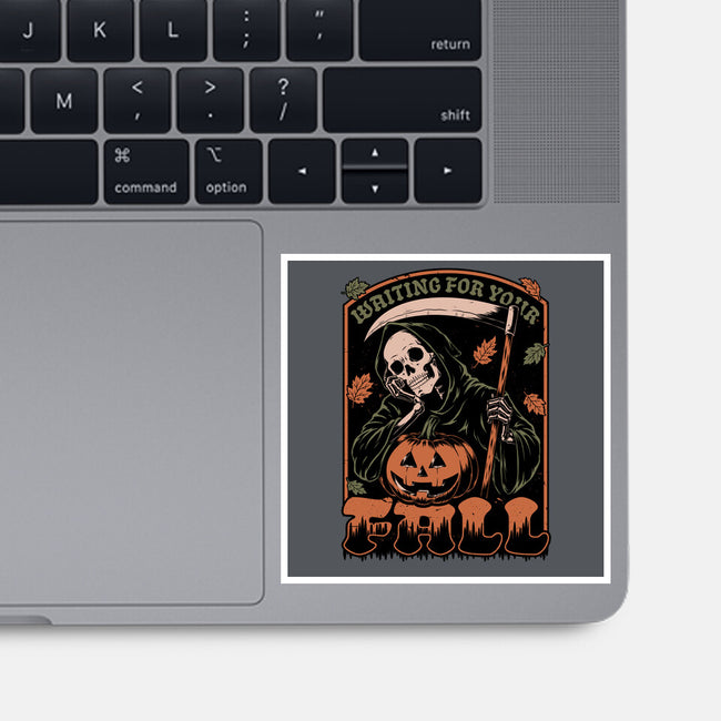 Grim Reaper Autumn-None-Glossy-Sticker-Studio Mootant