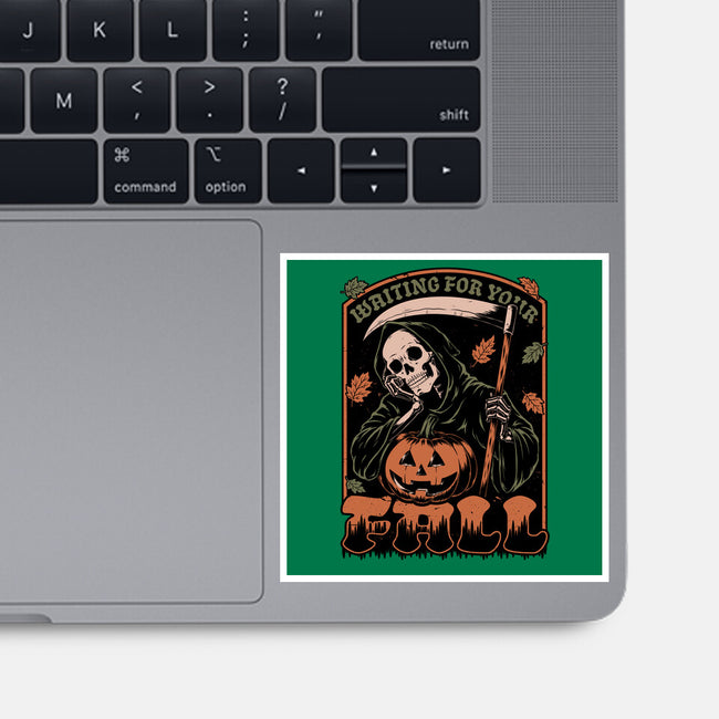 Grim Reaper Autumn-None-Glossy-Sticker-Studio Mootant