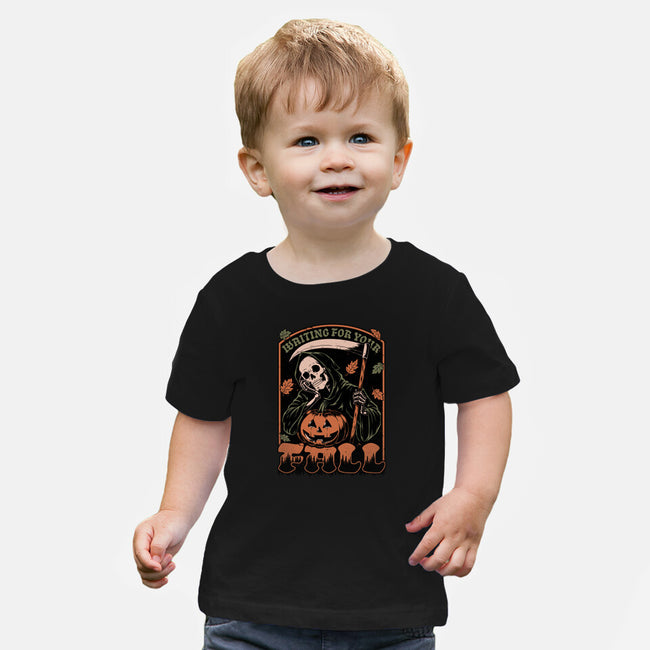Grim Reaper Autumn-Baby-Basic-Tee-Studio Mootant