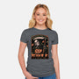 Grim Reaper Autumn-Womens-Fitted-Tee-Studio Mootant