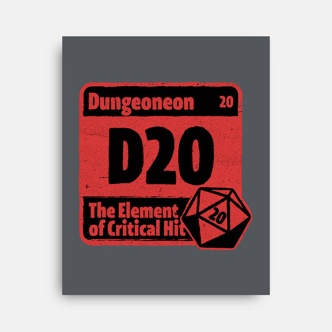Element Of Dungeon RPG-None-Stretched-Canvas-Studio Mootant