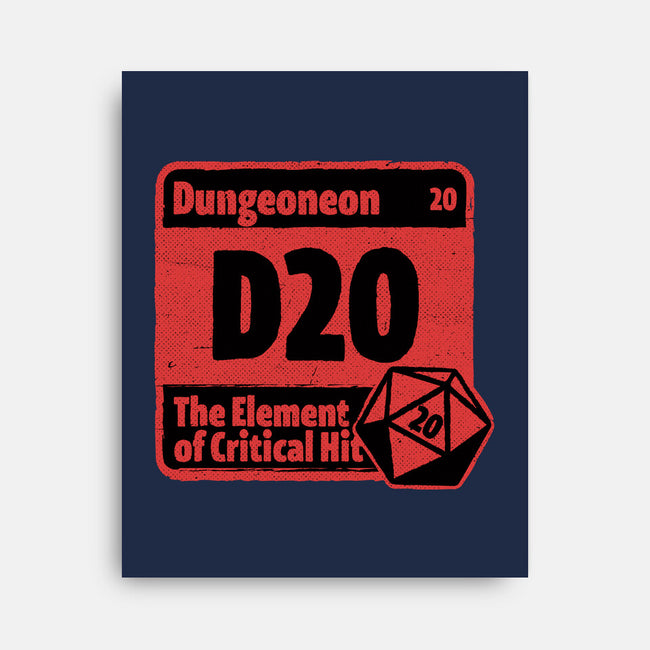 Element Of Dungeon RPG-None-Stretched-Canvas-Studio Mootant