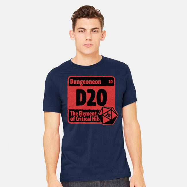 Element Of Dungeon RPG-Mens-Heavyweight-Tee-Studio Mootant
