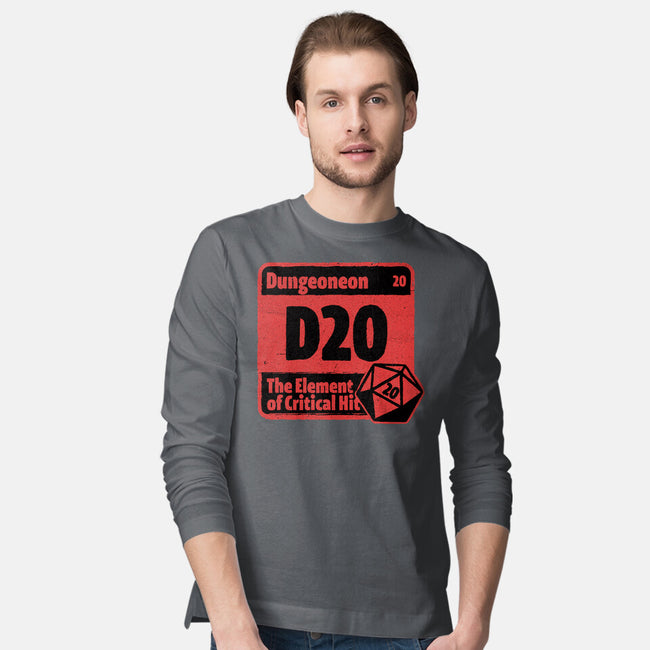 Element Of Dungeon RPG-Mens-Long Sleeved-Tee-Studio Mootant