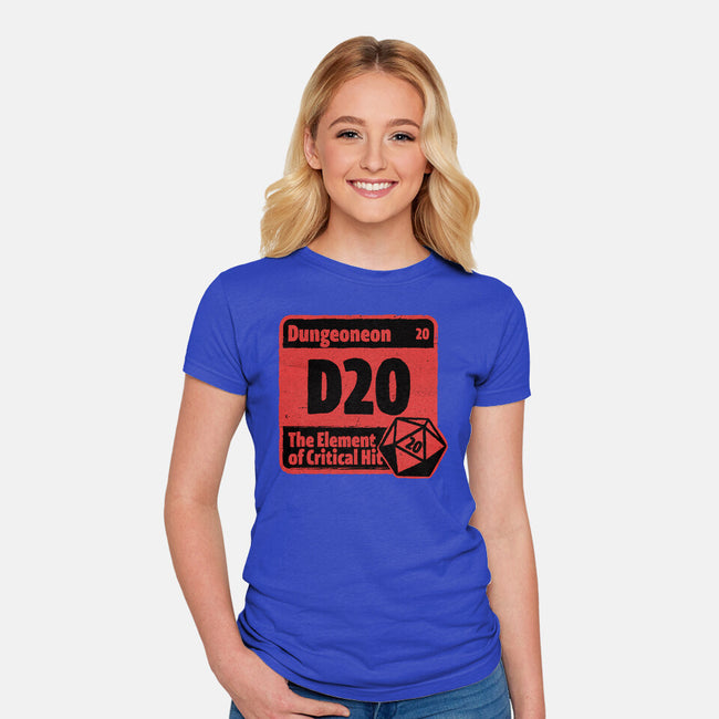 Element Of Dungeon RPG-Womens-Fitted-Tee-Studio Mootant