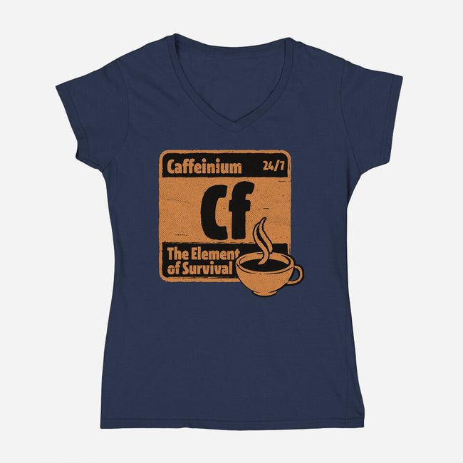 Element Of Coffee-Womens-V-Neck-Tee-Studio Mootant