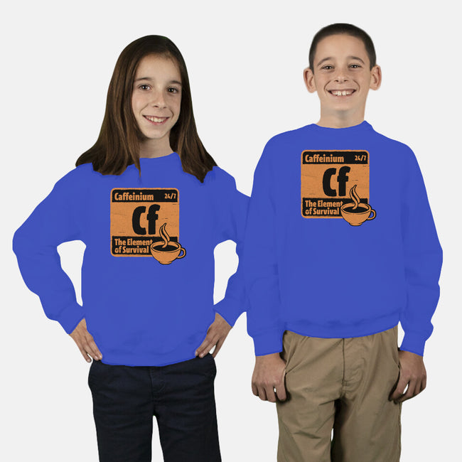 Element Of Coffee-Youth-Crew Neck-Sweatshirt-Studio Mootant