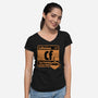Element Of Coffee-Womens-V-Neck-Tee-Studio Mootant