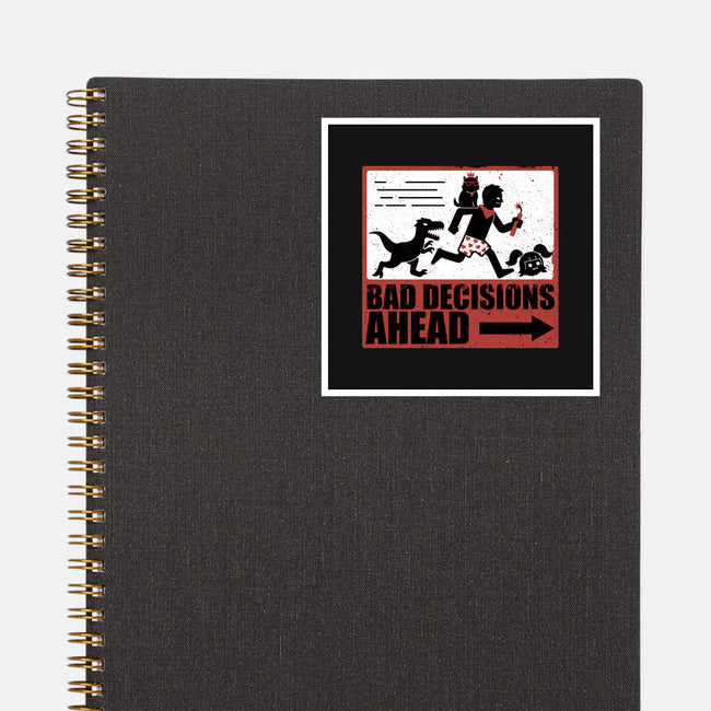 Dungeon Crawler Bad Decisions-None-Glossy-Sticker-Studio Mootant
