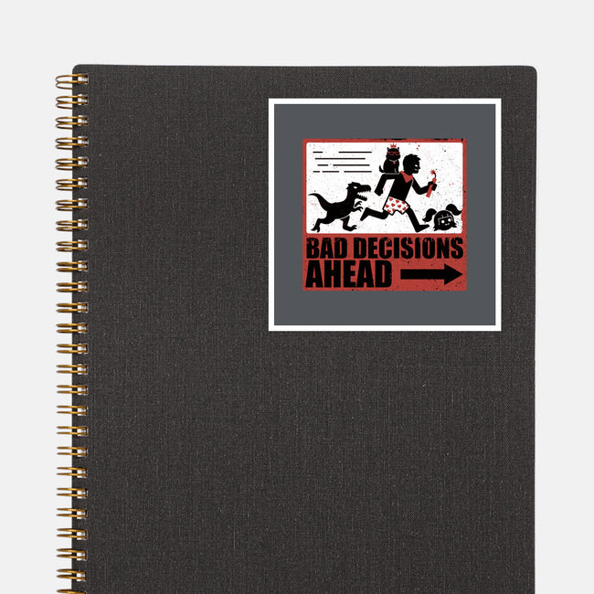 Dungeon Crawler Bad Decisions-None-Glossy-Sticker-Studio Mootant