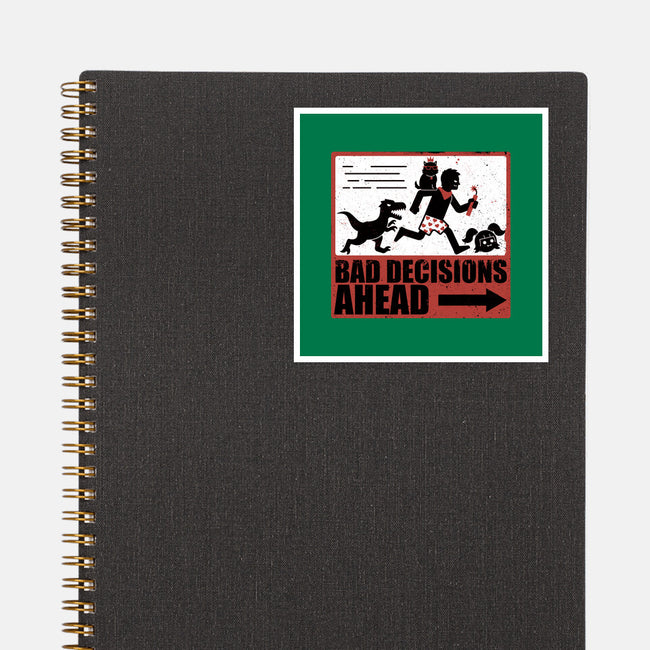 Dungeon Crawler Bad Decisions-None-Glossy-Sticker-Studio Mootant