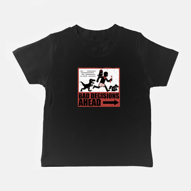 Dungeon Crawler Bad Decisions-Baby-Basic-Tee-Studio Mootant