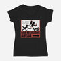 Dungeon Crawler Bad Decisions-Womens-V-Neck-Tee-Studio Mootant