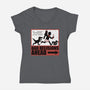 Dungeon Crawler Bad Decisions-Womens-V-Neck-Tee-Studio Mootant
