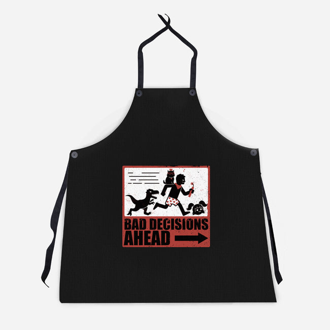 Dungeon Crawler Bad Decisions-Unisex-Kitchen-Apron-Studio Mootant